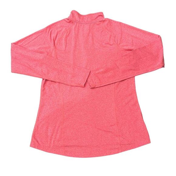REI Women's Lightweight Base Layer Half-Zip Top Red Space Dye Size L - Picture 2 of 7